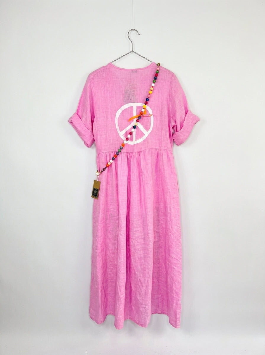 Leinenkleid Musthave | Leinen, pink