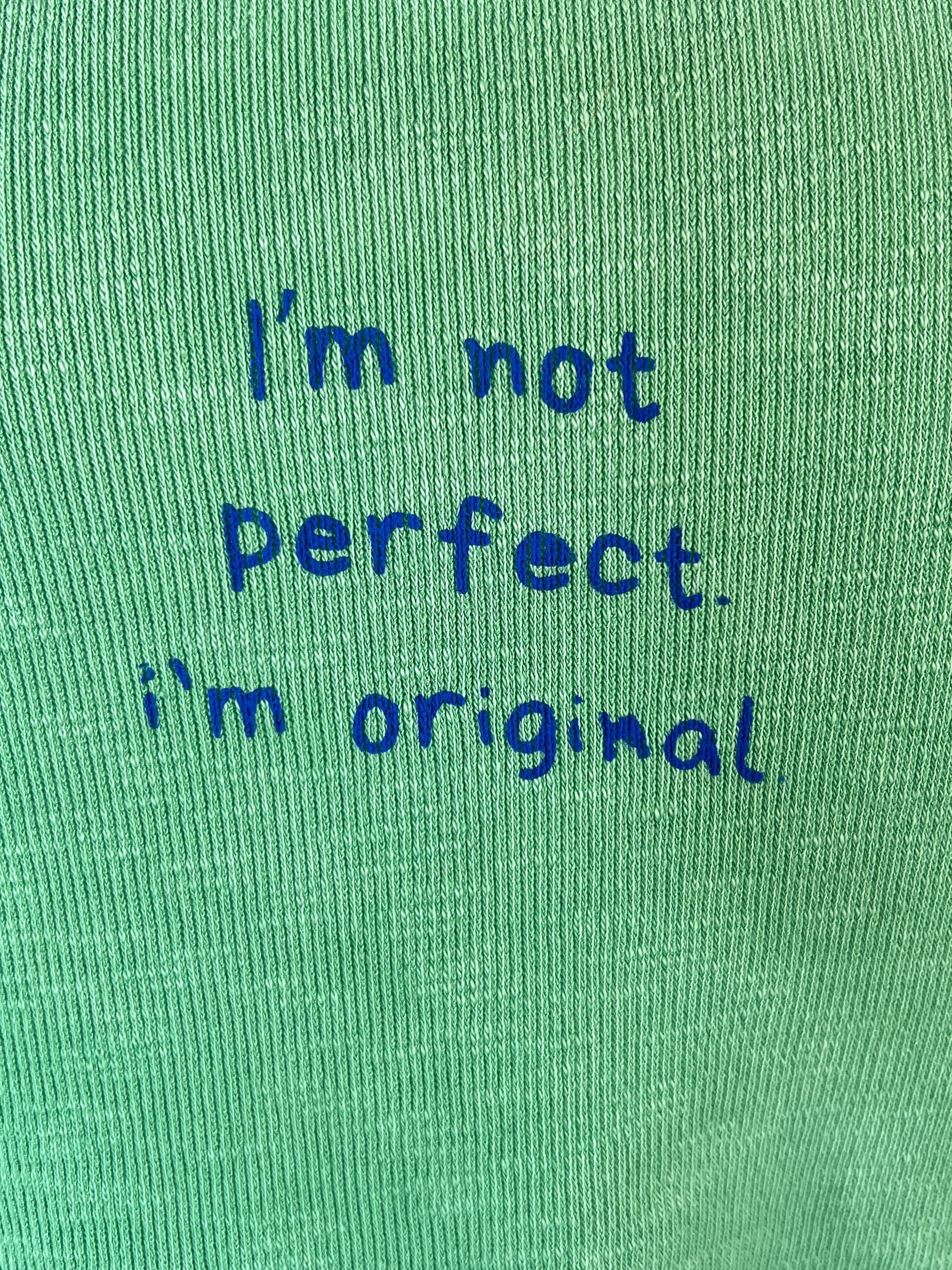 T-Shirt Used Look | grün, 100% Baumwolle, Not perfect Print