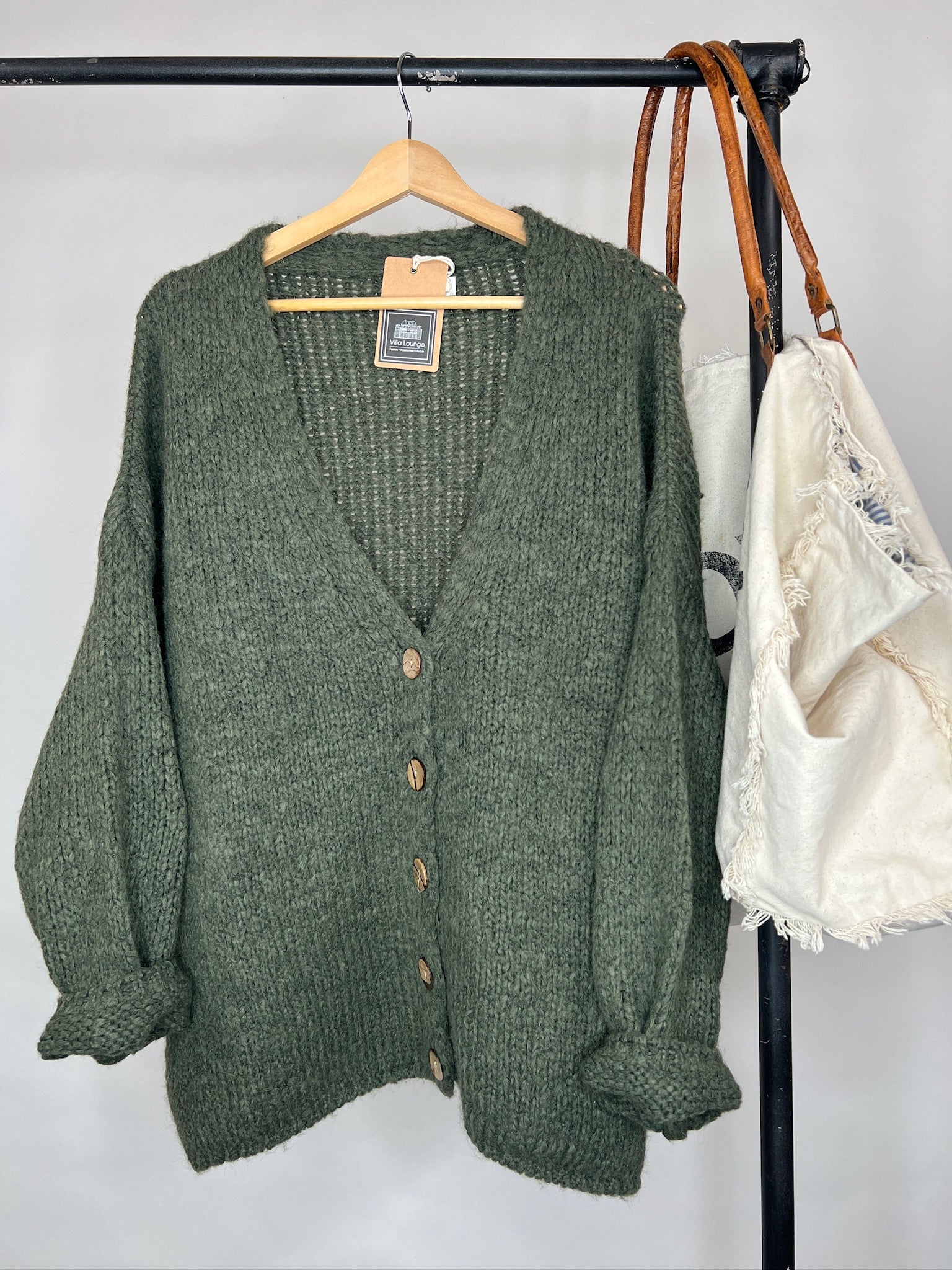 Strickjacke Eva Love khaki