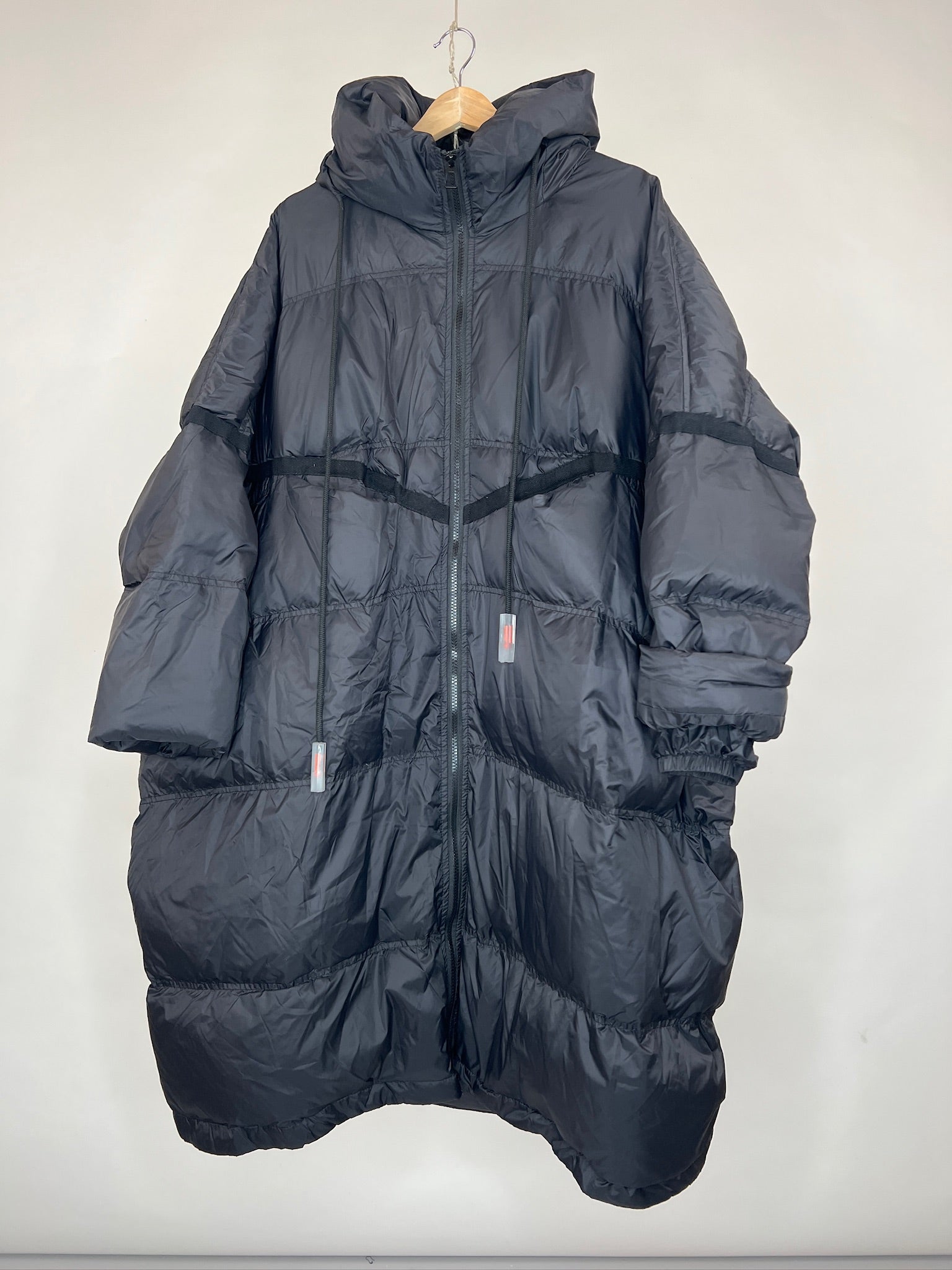 Oversized Mantel schwarz