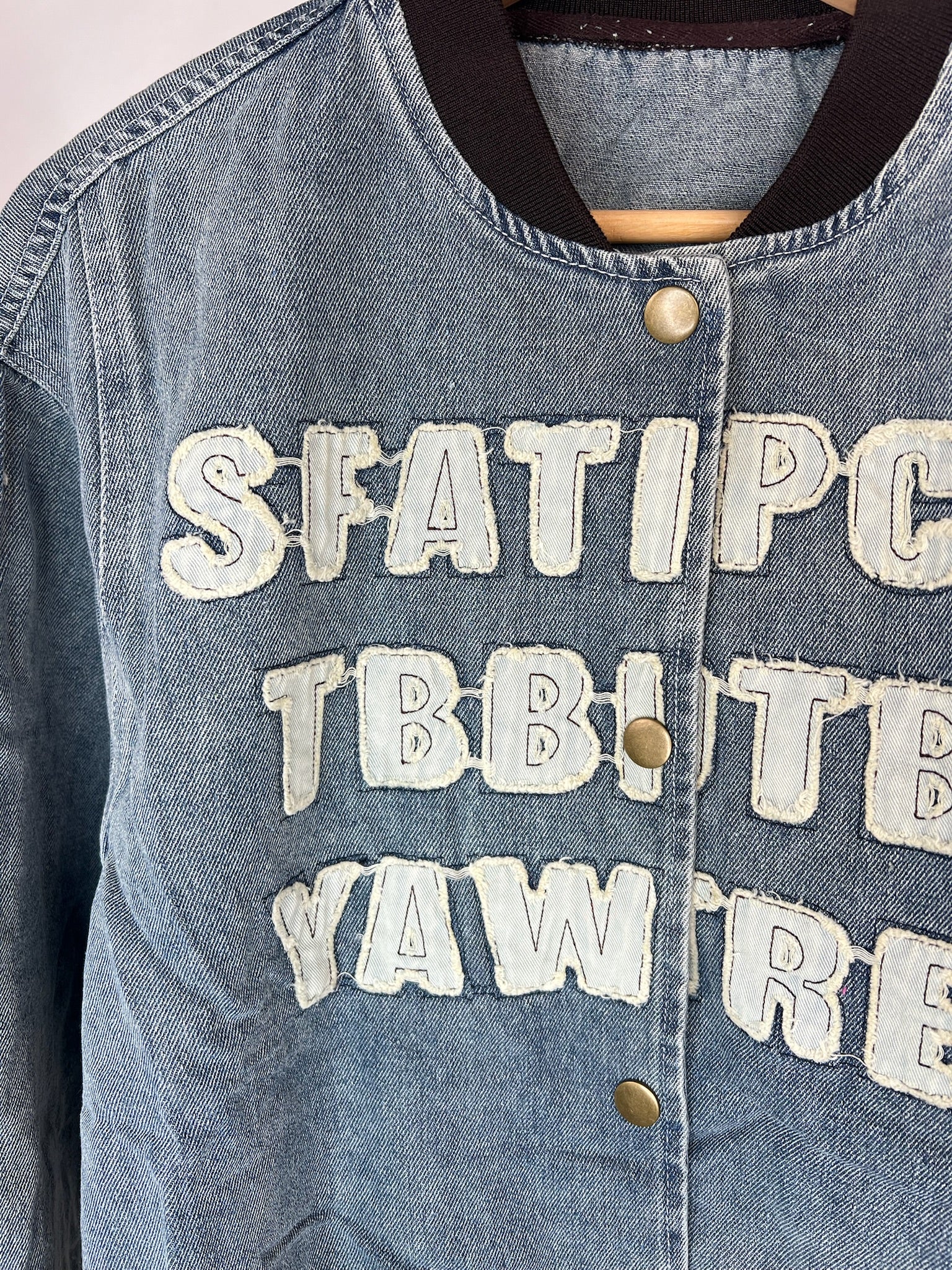 Bomberjacke | blau, Viskosemischung