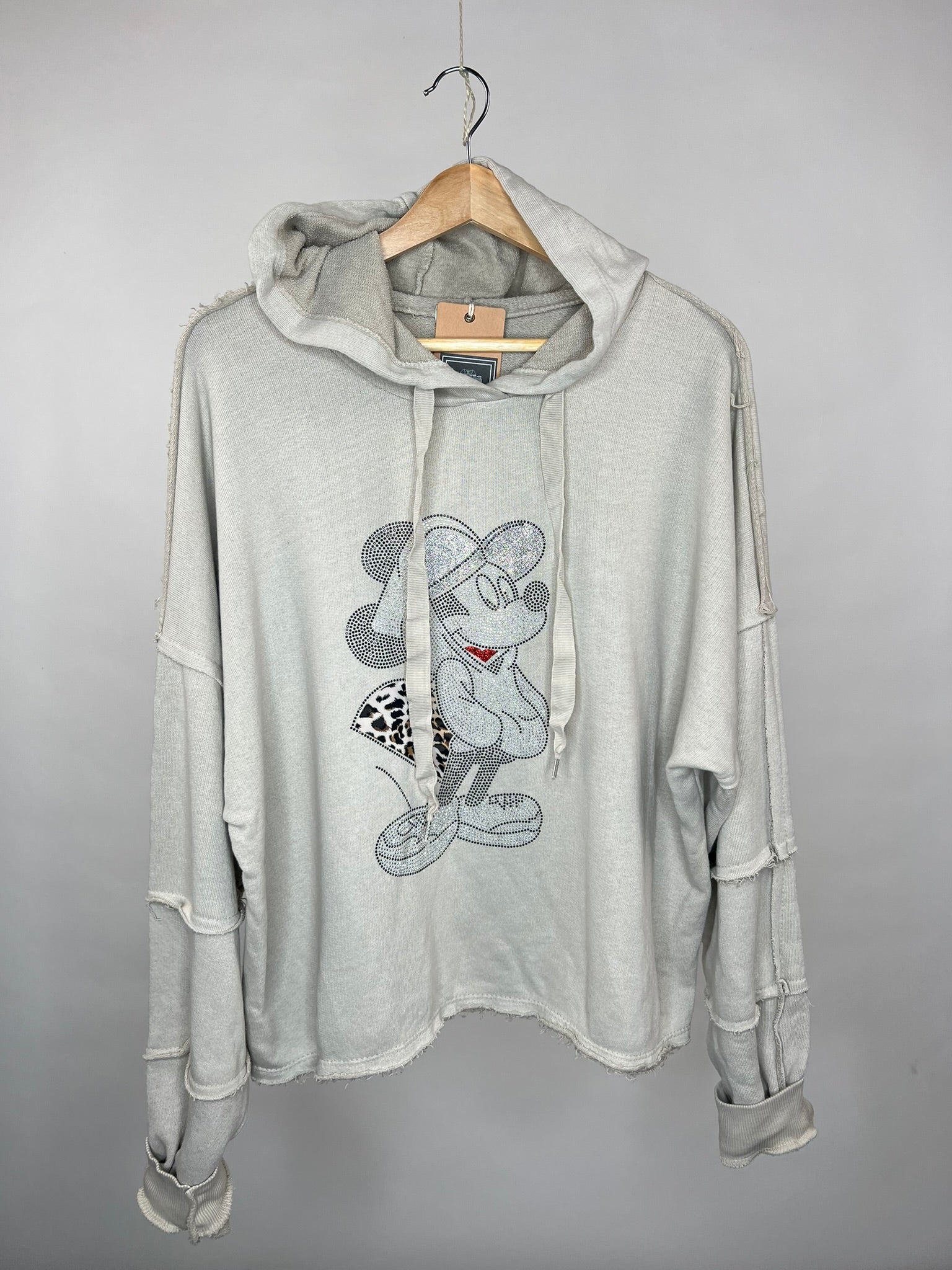 Micky Maus glitzer beige