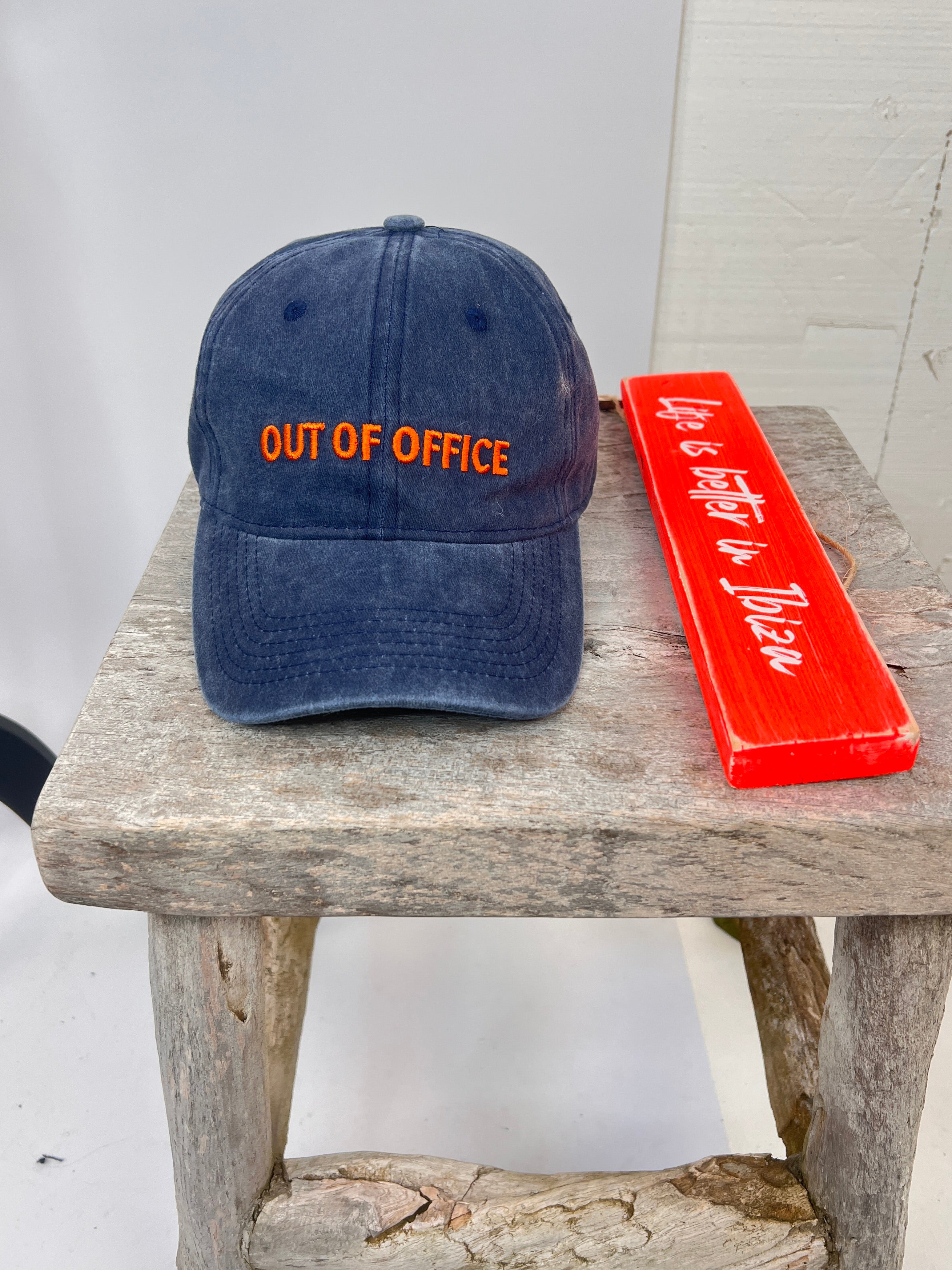Cappy blau | Out of office Stickerei