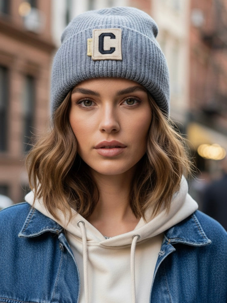Mütze c grau