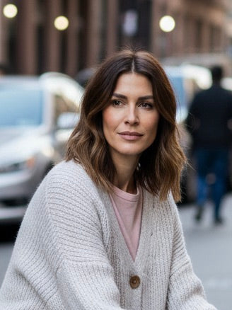 Strickjacke Eva Love beige