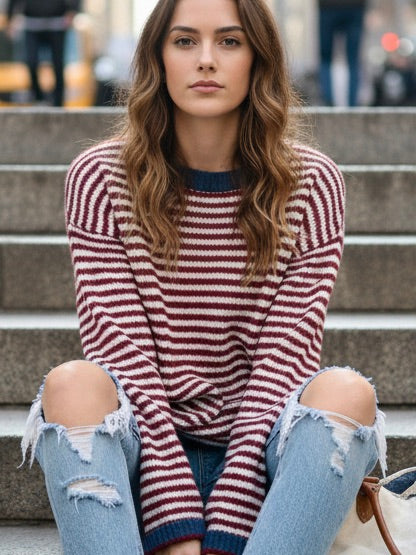 Strickpullover Stripes