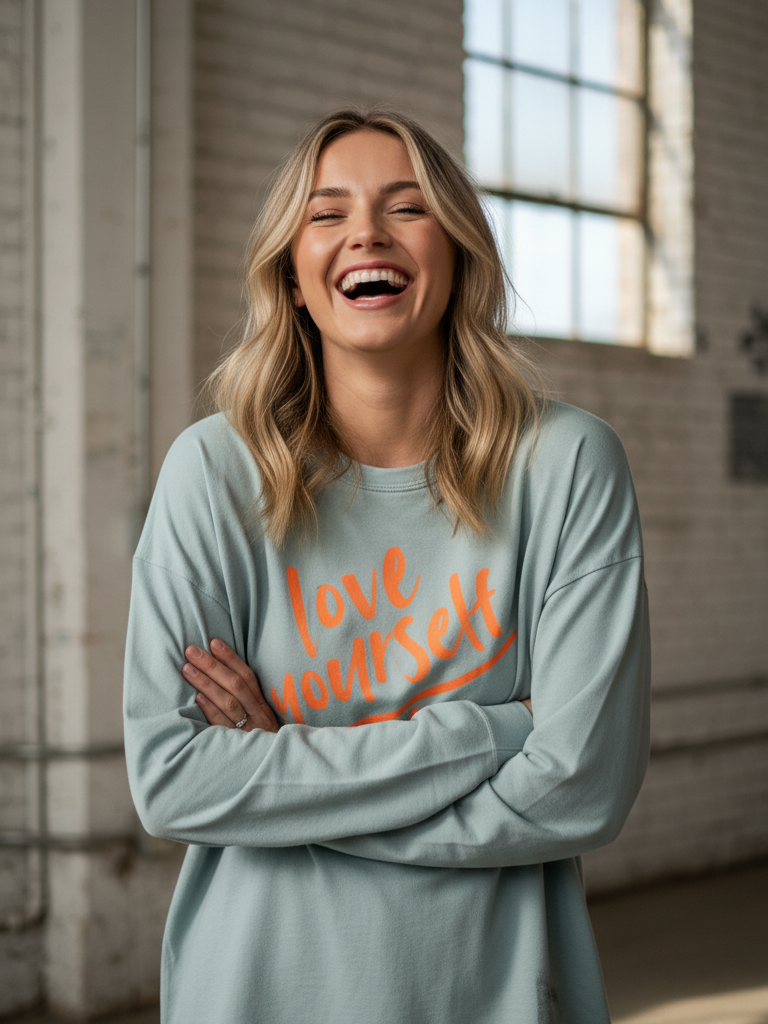 Oversized Sweatshirt | grau, Baumwollmischung