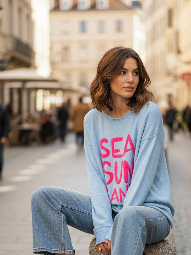 Sweatshirt Sea sun sand