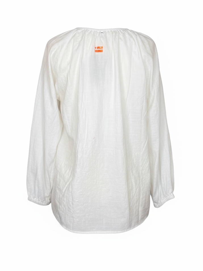 Bluse Lochspitze | weiß, 100% Baumwolle