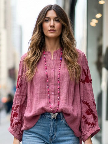 Oversized Bluse Floral