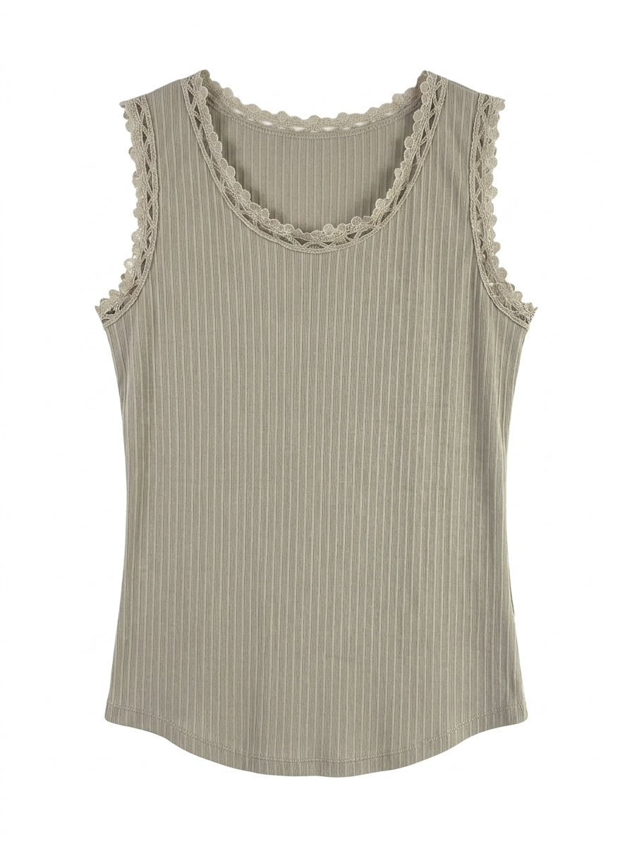 Figurbetontes Shirt | beige, 100% Baumwolle