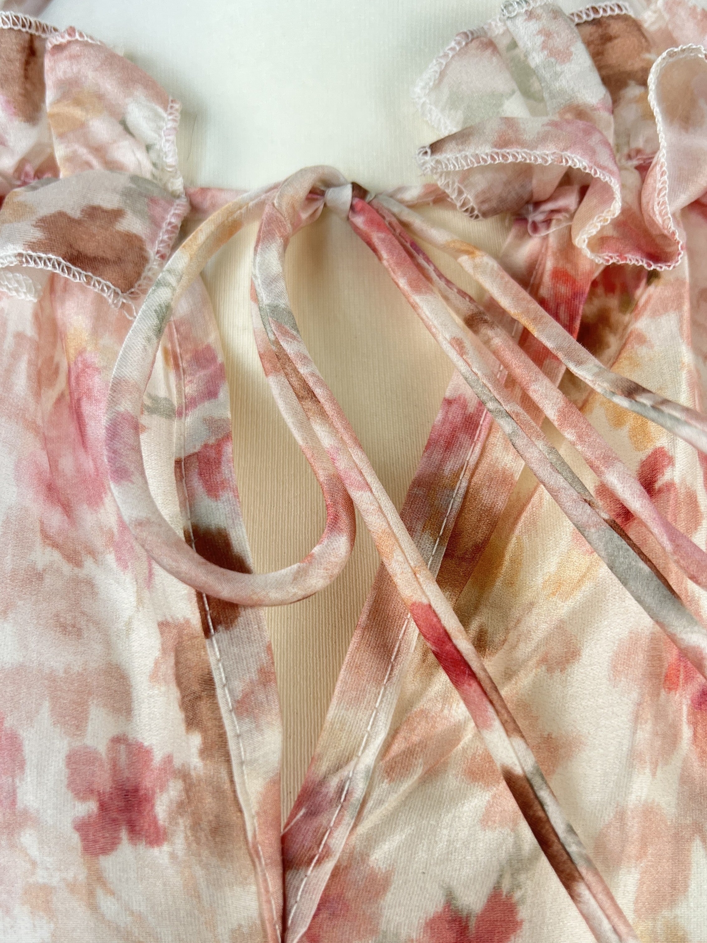 Sommerbluse Blümchen | rosa