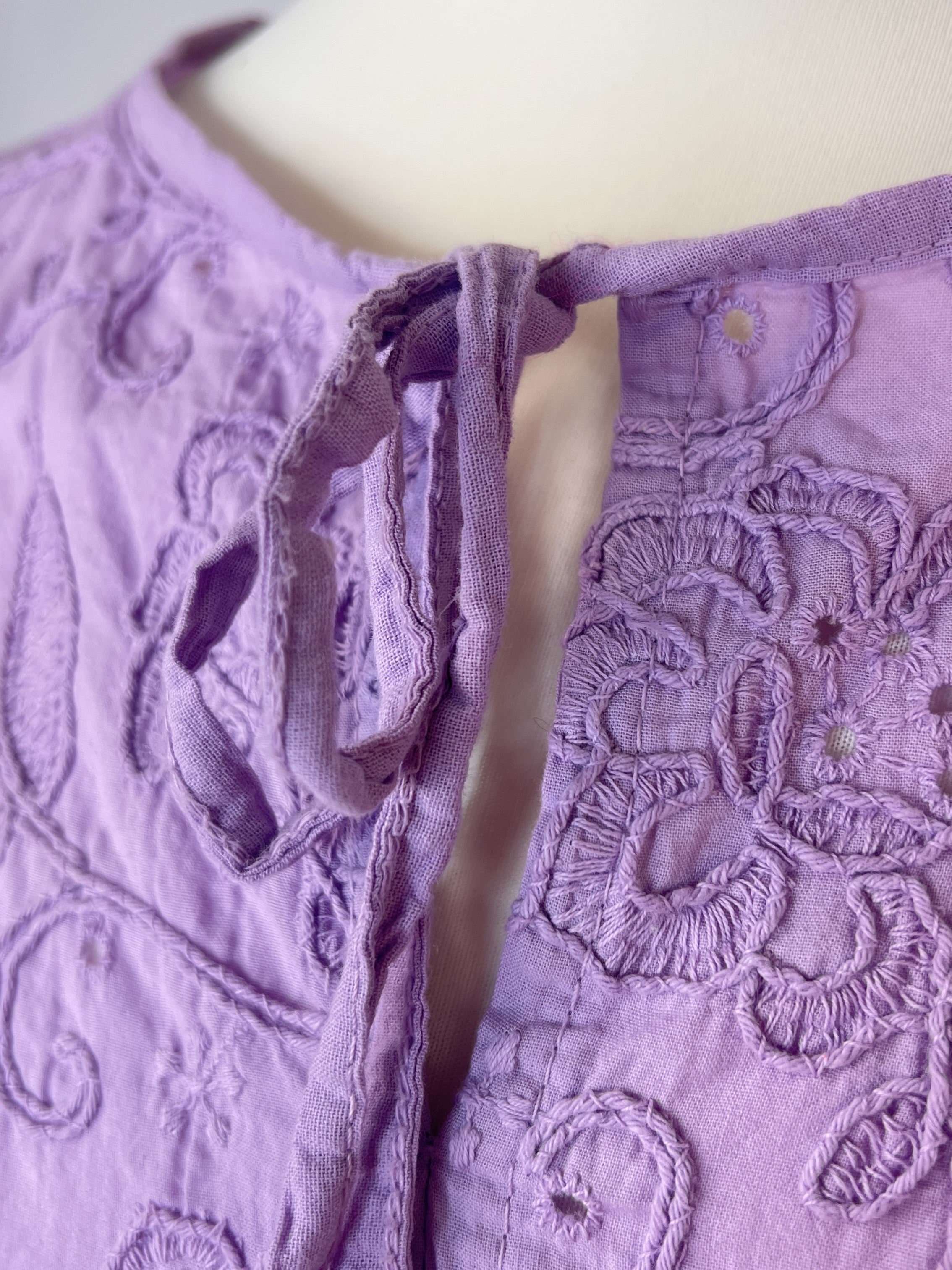 Sommer Bluse Mickey Mouse | flieder, 100% Baumwolle