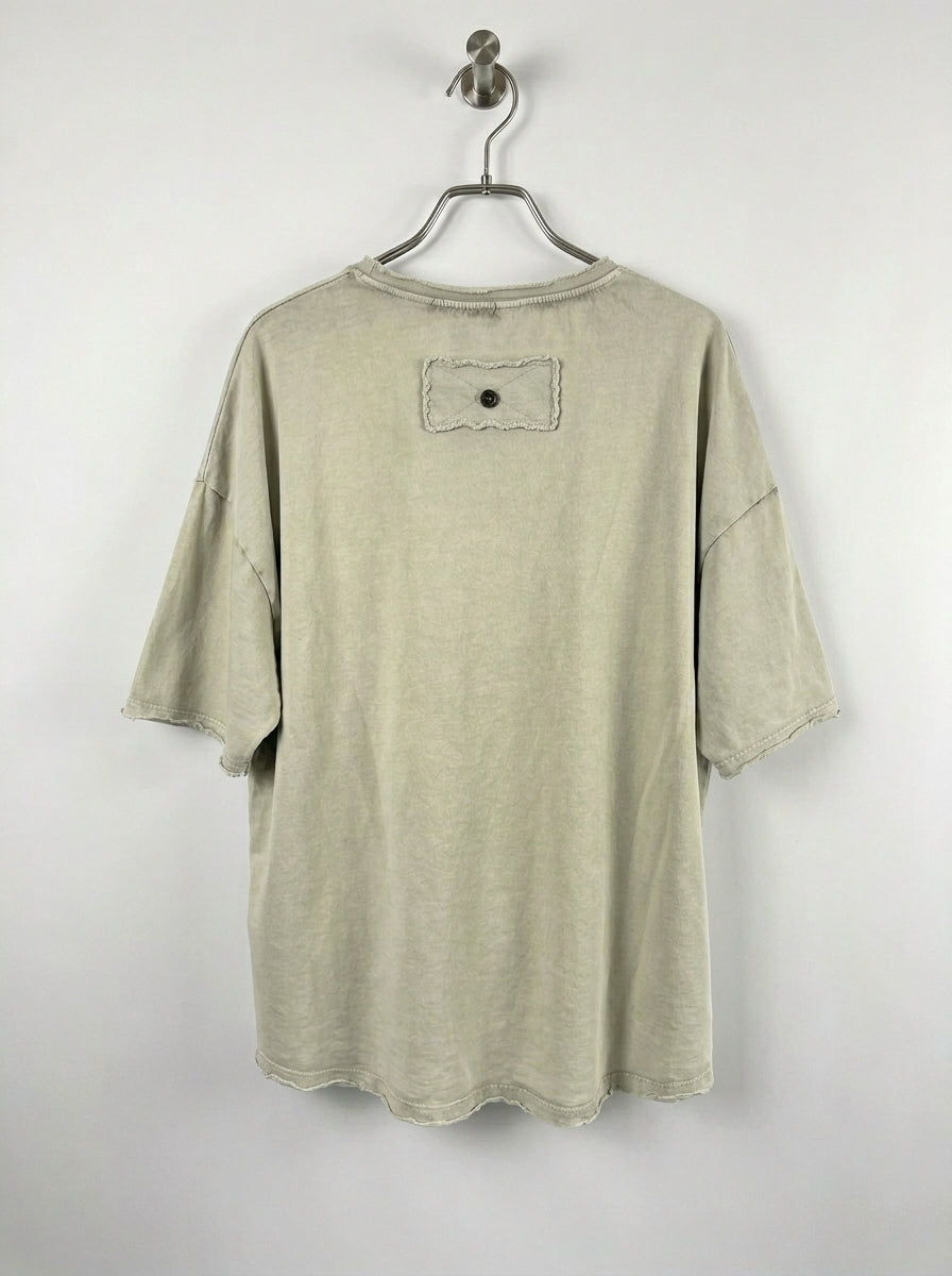 T-Shirt | creme, 100% Baumwolle