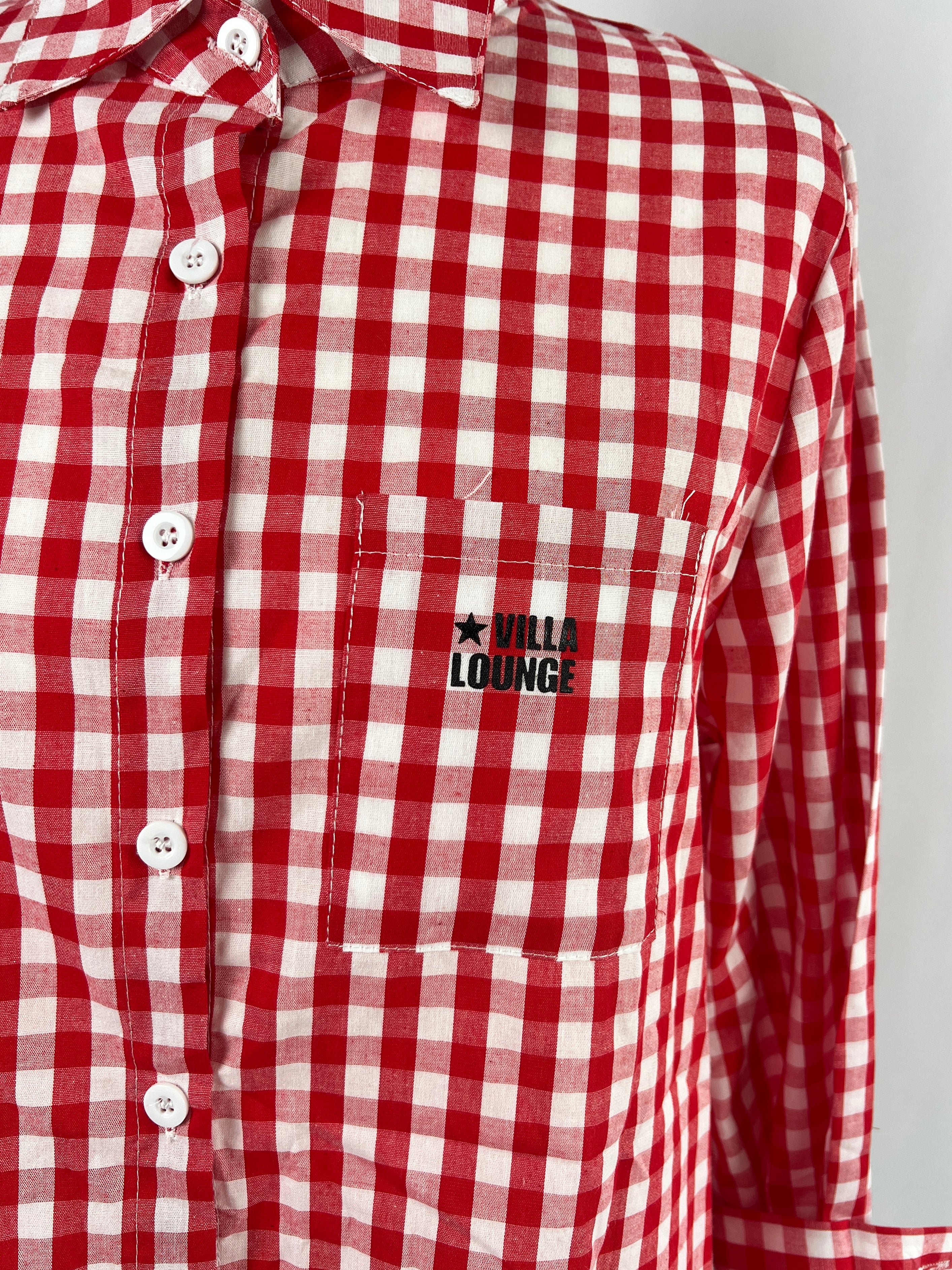 Karobluse | rot weiß, 100% Baumwolle, Peace Print