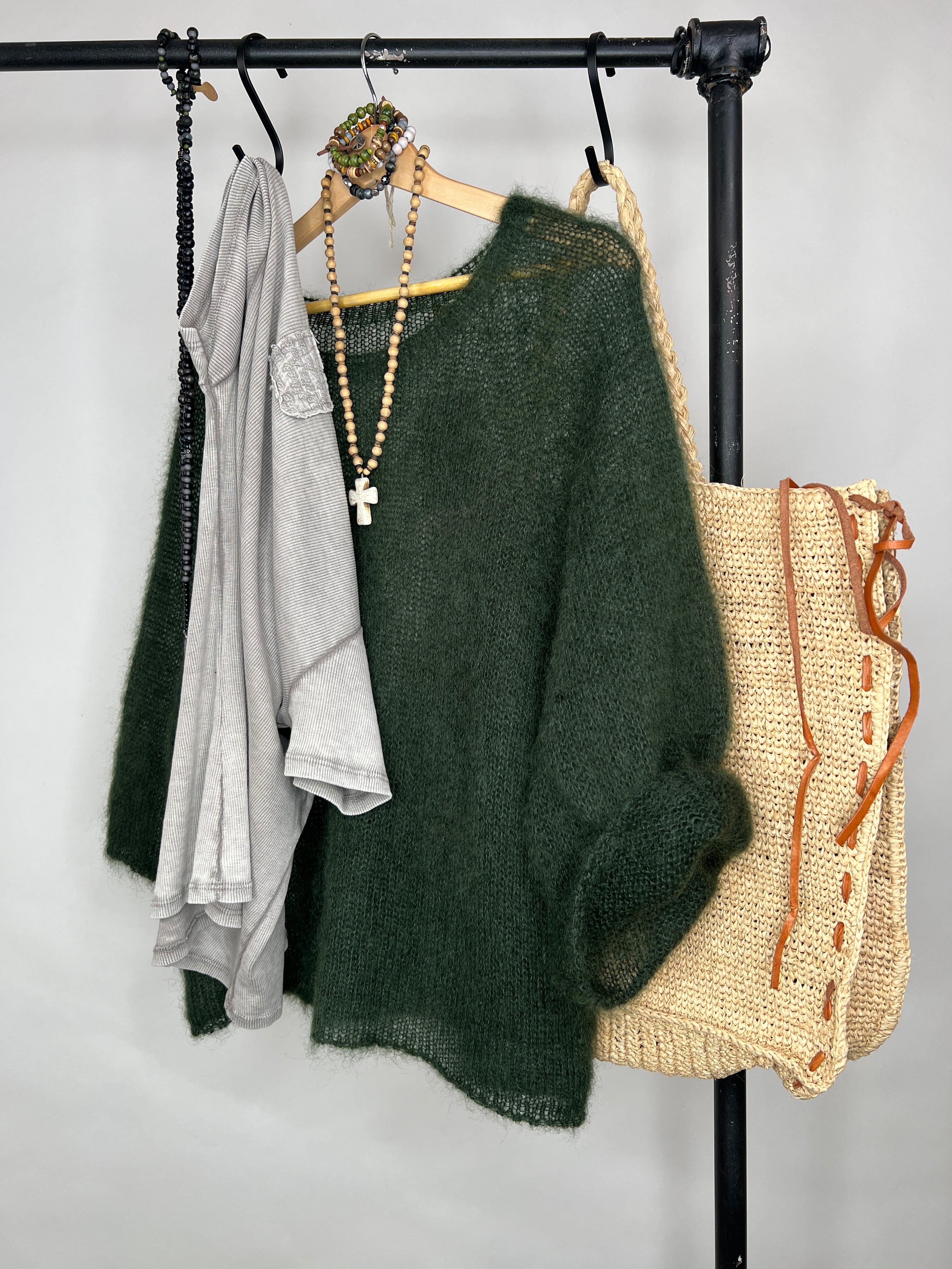 Mohair Pullover KHAKI