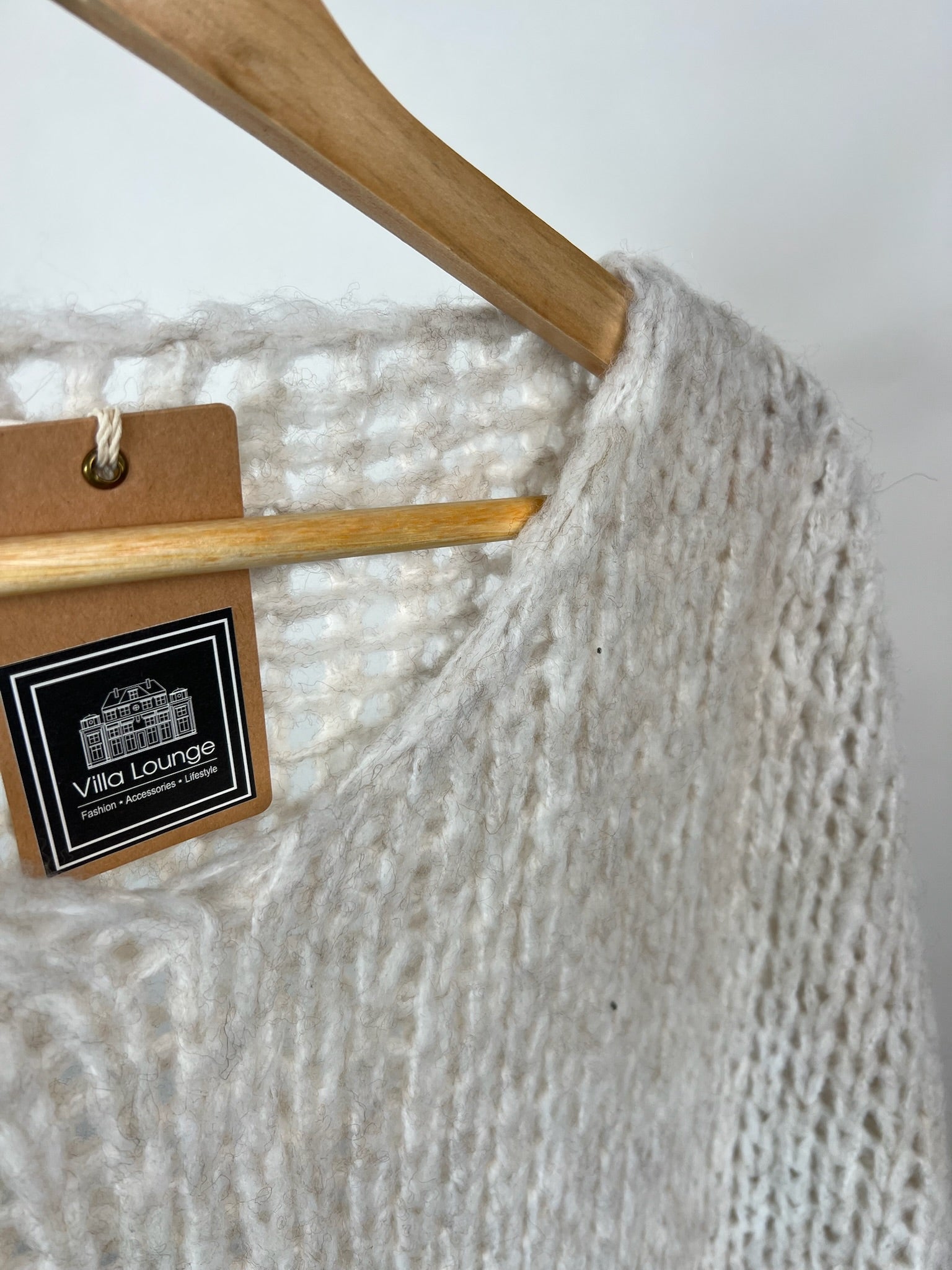Grobstrickpullover Josie beige