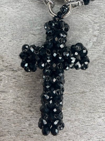 Hippiekette La Malagueta | Glasperlen, schwarz