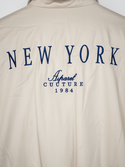 Blouson Hemd New York 1986 | beige, 100% Baumwolle