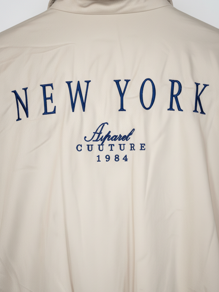 Blouson Hemd New York 1986 | beige, 100% Baumwolle