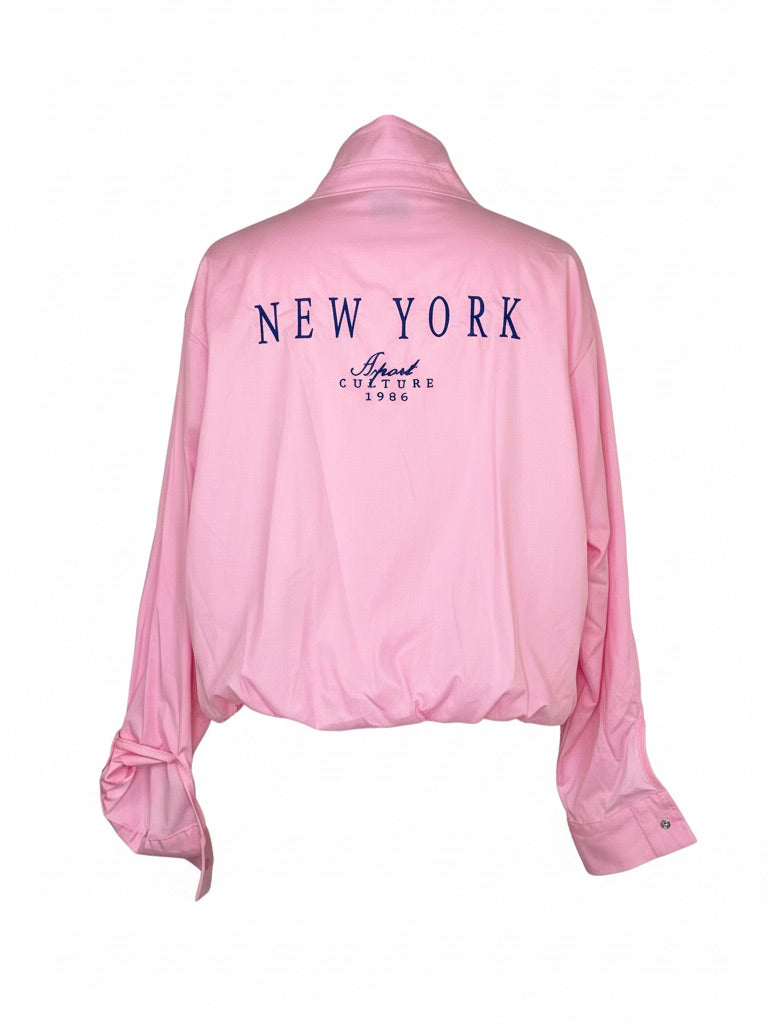 Blouson Hemd New York 1986 | rosa, 100% Baumwolle