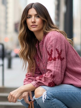 Oversized Bluse Floral