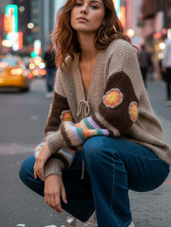 Hippie Strickjacke Nora