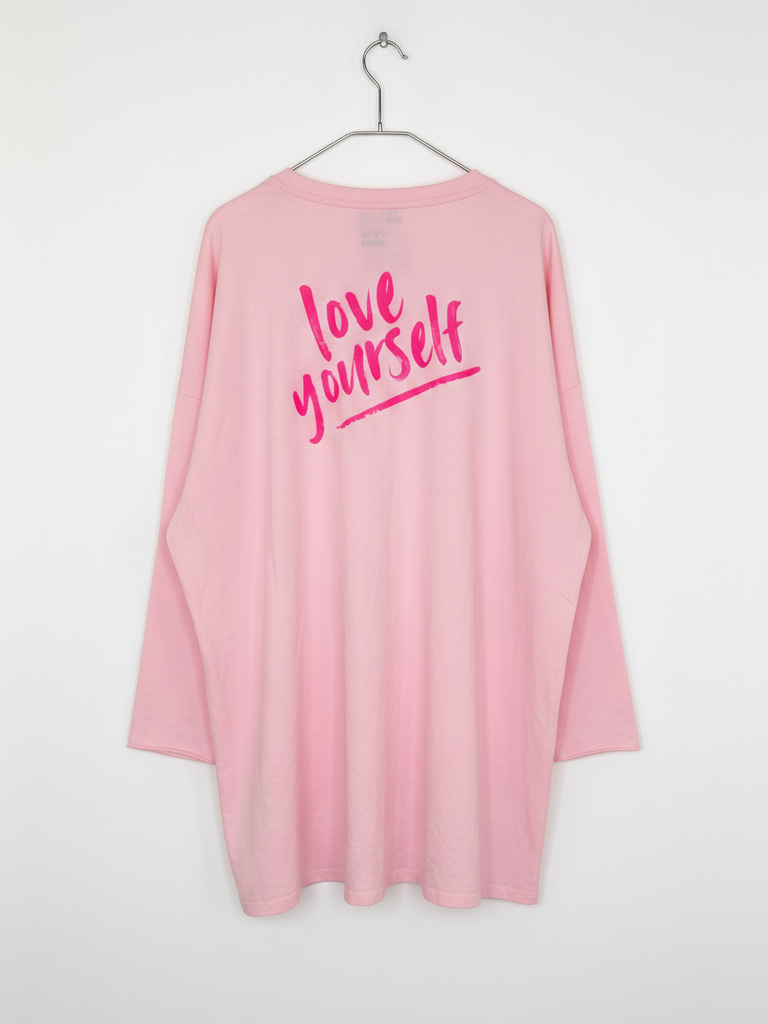 Oversized Sweatshirt | rosa, Baumwollmischung