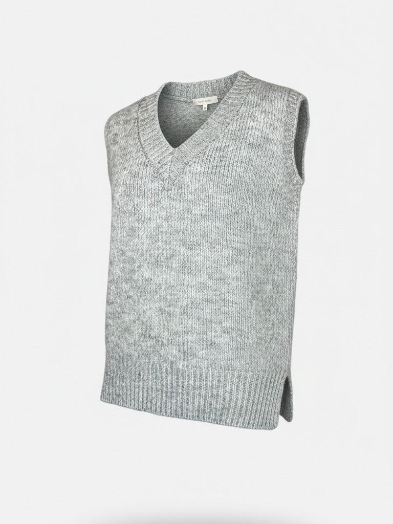 Pullunder | grau, Wollmischung